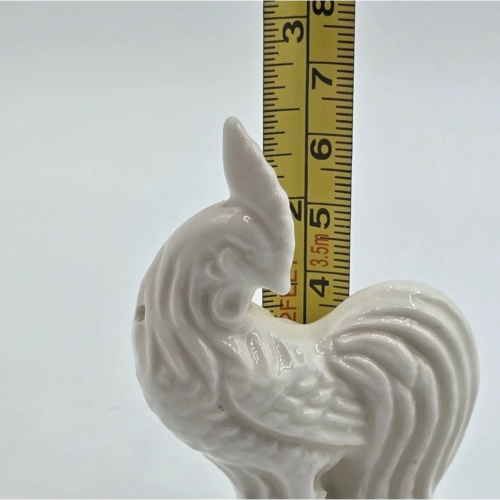 Vintage Bone China Rooster Chicken Salt‎ & Pepper Shaker Set Tabletop Farmhouse